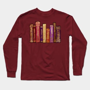 Shakespeare Bookshelf No.7 Long Sleeve T-Shirt